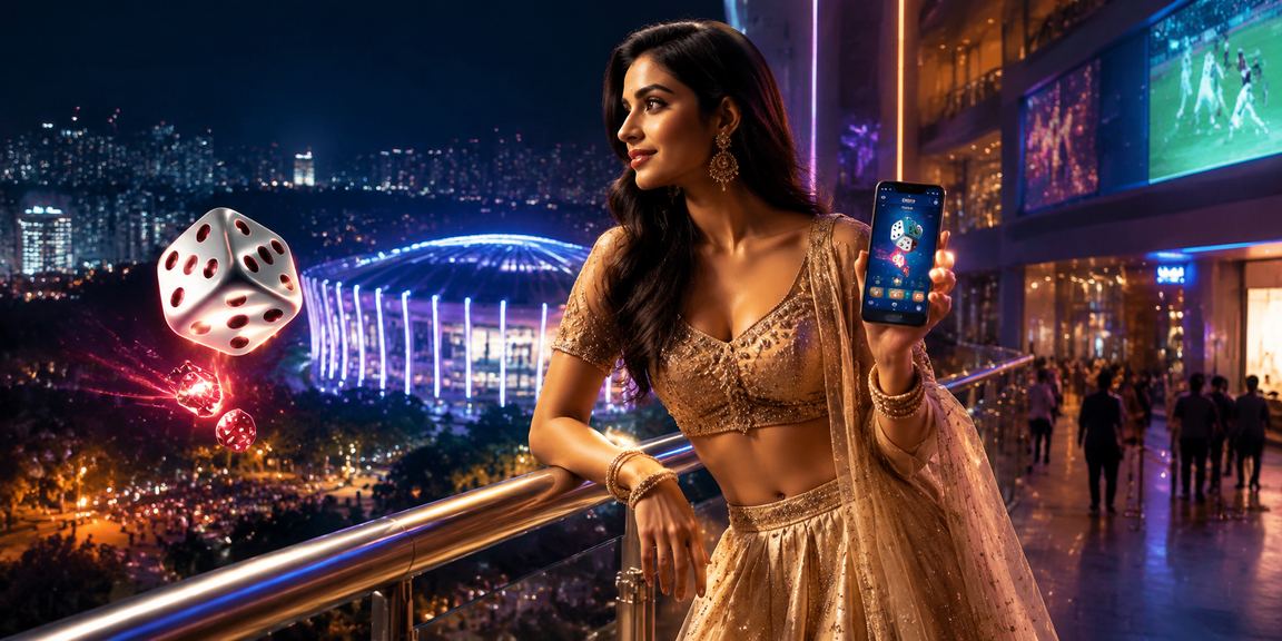 Delhi player enjoying dice game on mobile