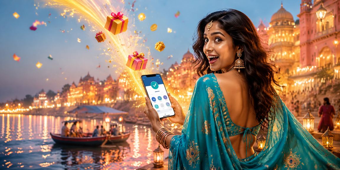 Indian player using mobile payments for gaming in Jaipur